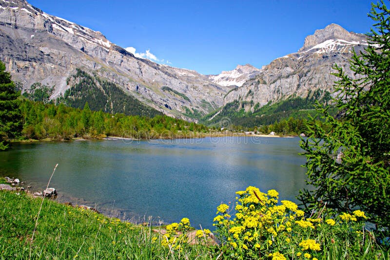 Lago mountain fotografia stock Lago mountain fotografia stock