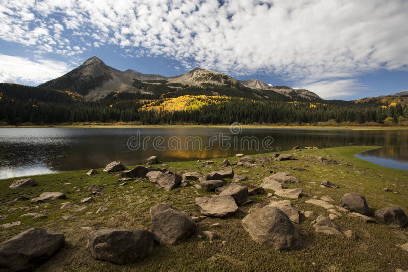 Lago perdido Autum fotografia de stock royalty free Lago perdido Autum fotografia de stock royalty free