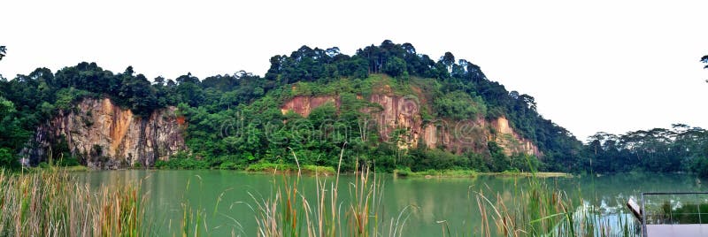 Lago quarry de Singapur imagenes de archivo Lago quarry de Singapur imagenes de archivo