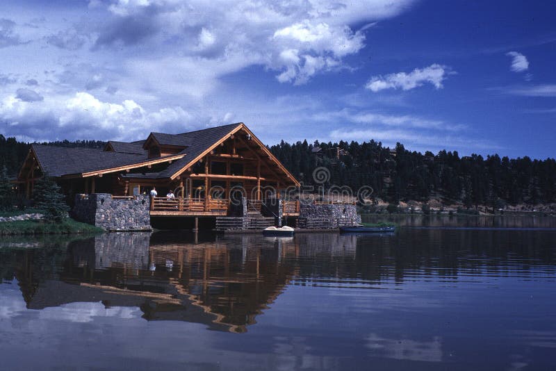 Lago sempreverde in Colorado