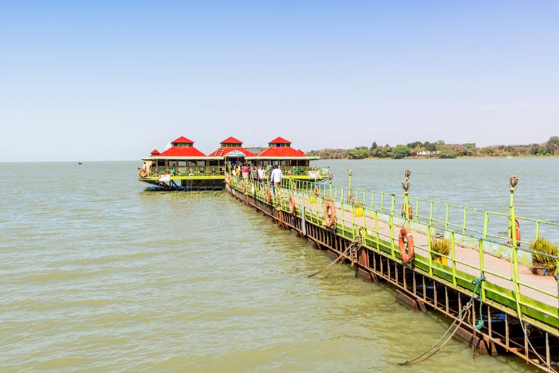 Lago Tana in Bahir Dar fotografia editoriale. Immagine di giorno 58241737