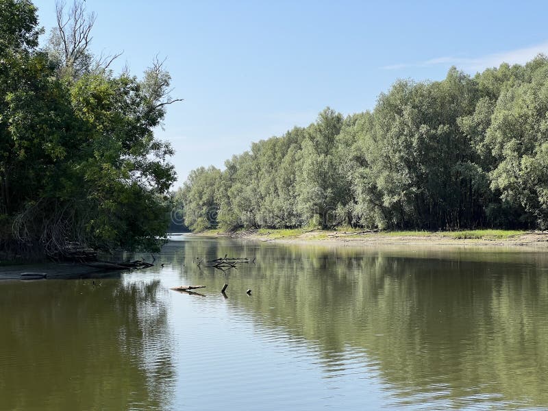 Lake Veliki Sakadas and floodplain forests, Kopacki rit Nature Park - Kopacevo, Croatia / Jezero Veliki Sakadaš i poplavne šume, Park prirode Kopački rit - Kopačevo, Hrvatska. Lake Veliki Sakadas and floodplain forests, Kopacki rit Nature Park - Kopacevo, Croatia / Jezero Veliki Sakadaš i poplavne šume, Park prirode Kopački rit - Kopačevo, Hrvatska