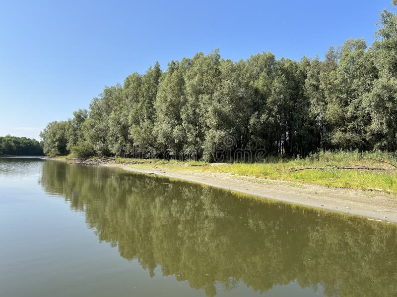 Lake Veliki Sakadas and floodplain forests, Kopacki rit Nature Park - Kopacevo, Croatia / Jezero Veliki Sakadaš i poplavne šume, Park prirode Kopački rit - Kopačevo, Hrvatska. Lake Veliki Sakadas and floodplain forests, Kopacki rit Nature Park - Kopacevo, Croatia / Jezero Veliki Sakadaš i poplavne šume, Park prirode Kopački rit - Kopačevo, Hrvatska