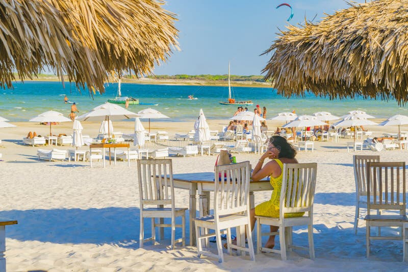 Lagoa do Paraiso Jericoacoara Βραζιλία στοκ εικόνες Lagoa do Paraiso Jericoacoara Βραζιλία στοκ εικόνες