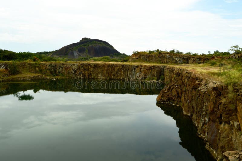 Lagoon on Elephant Stone, Venezuela. Outdoor adventure travel