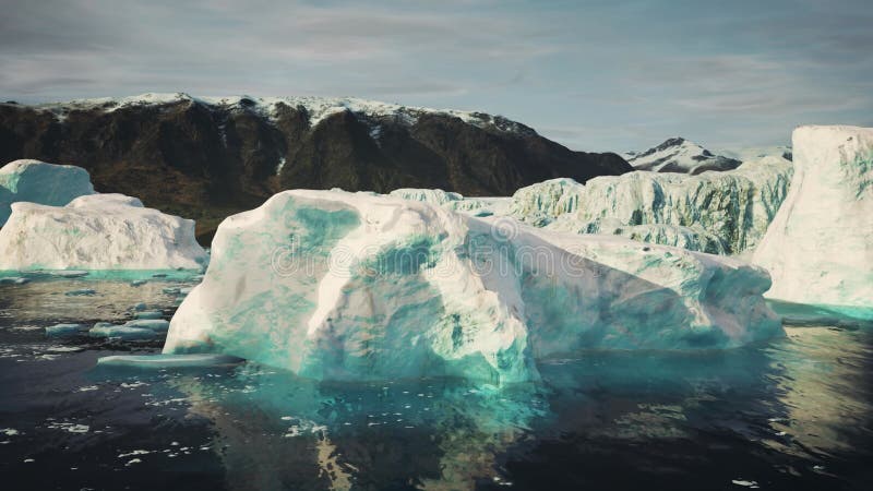 Laguna de iceberg no parque natural 2