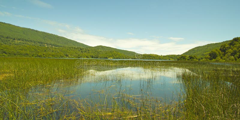 Laguna Malleco en el parque nacional de Tolhuaca chile