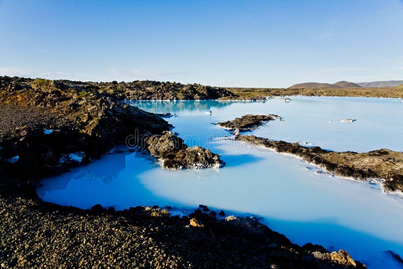 Lagune bleue, Islande image libre de droits Lagune bleue, Islande image libre de droits
