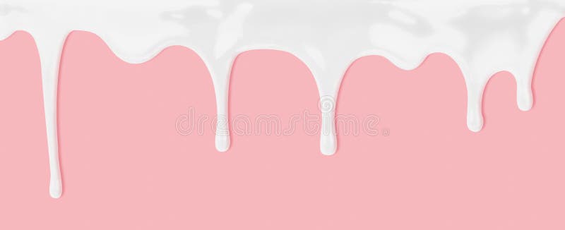 Lait ou égoutture liquide blanche sur le fond rose image libre de droits Lait ou égoutture liquide blanche sur le fond rose image libre de droits
