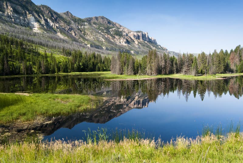 Lake along Chief Joseph Scenic Byway stock photography Lake along Chief Joseph Scenic Byway stock photography