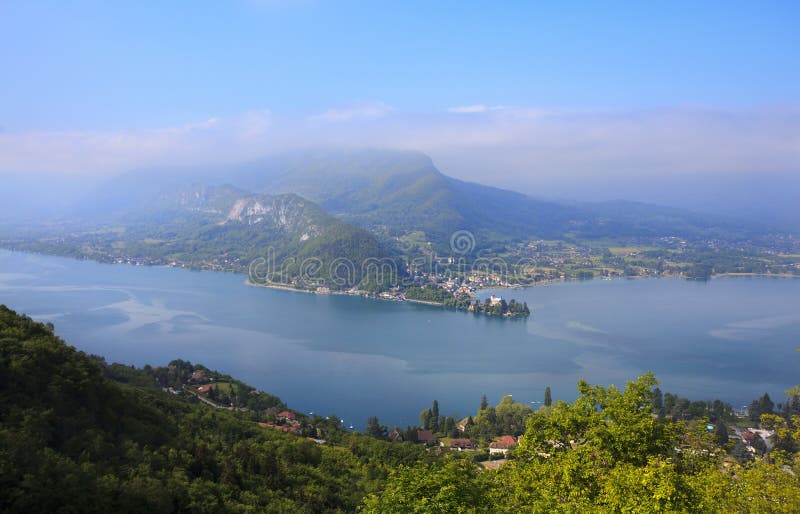 Lake Annecy royalty free stock photo Lake Annecy royalty free stock photo