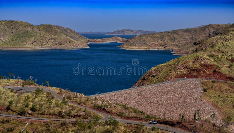 Lake Argyle - man made reservoir in the desert