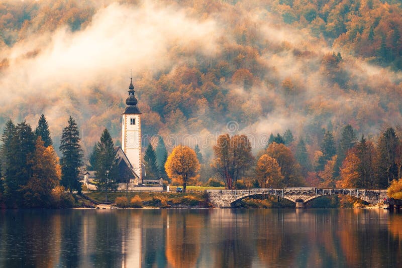 Lake Bohinj In National Park Triglav, Slovenia