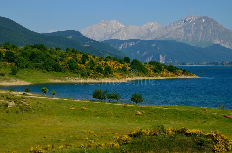 Lake of Campotosto