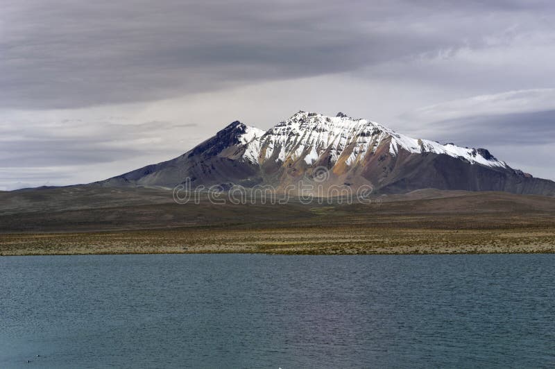 Lake Chungara . Chile