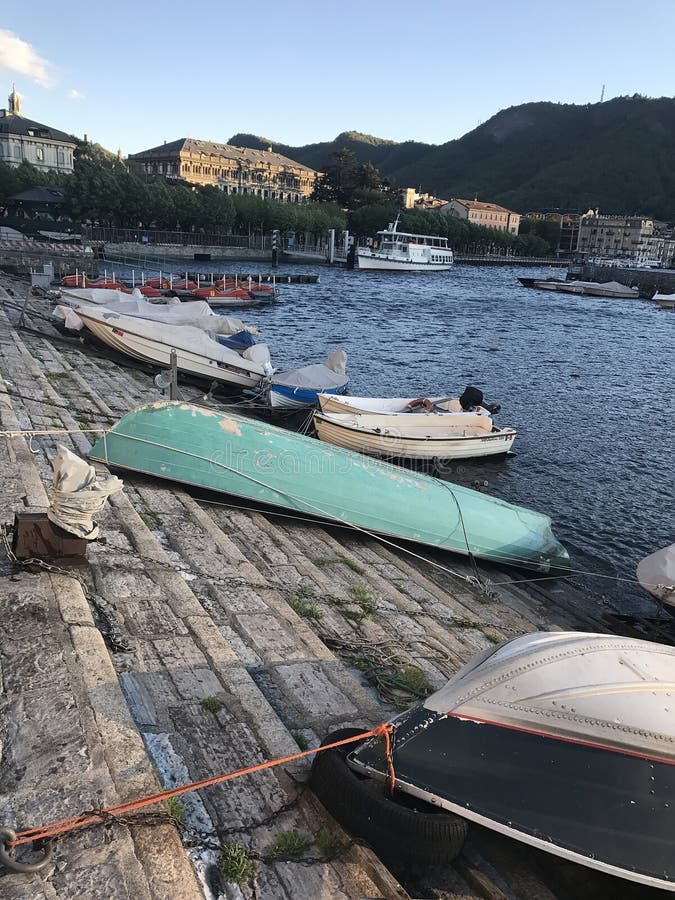 Lake Como in Italy royalty free stock image