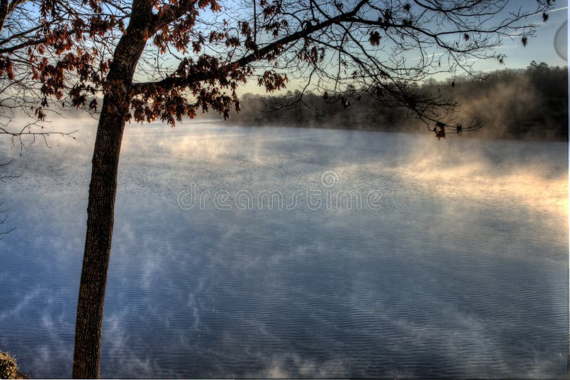 Lake DeSoto, Arkansas stock photo. Image of chilly, arkansas 233196348