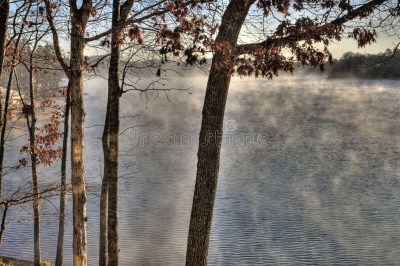 Lake DeSoto, Arkansas stock image. Image of morning 233196377