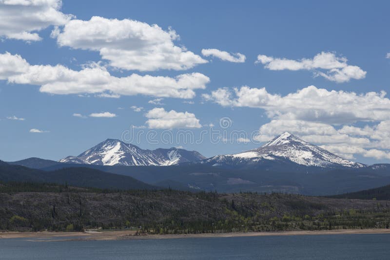 Lake Dillon Mountain Scenic Stock Photo Image of mountain, landscape