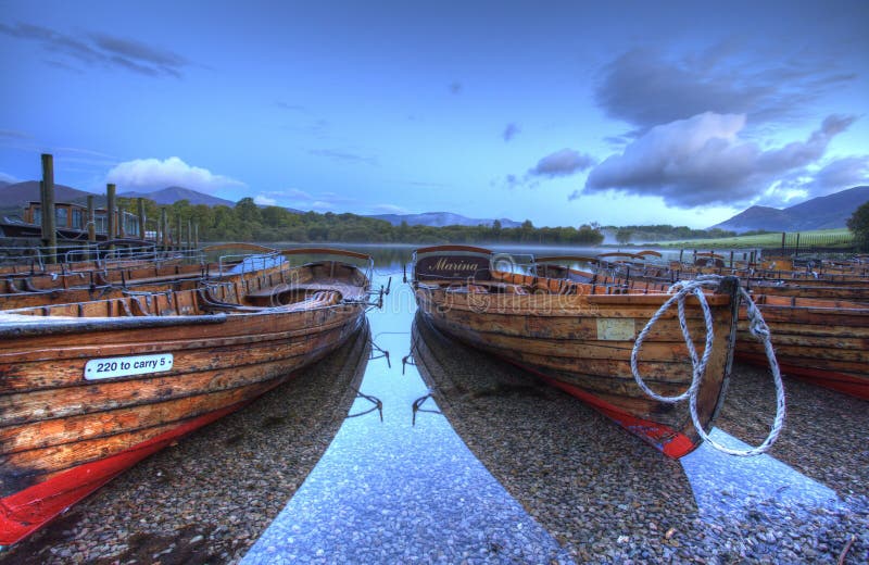 Lake District Boats stock photo. Image of boats, district 21284082
