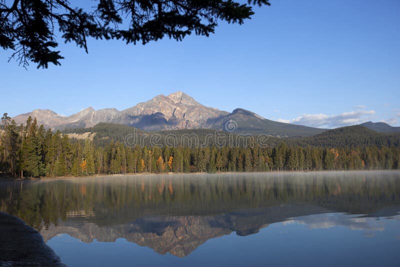Lake Edith, Jasper, Alberta, Canada Stock Photo Image of peaks