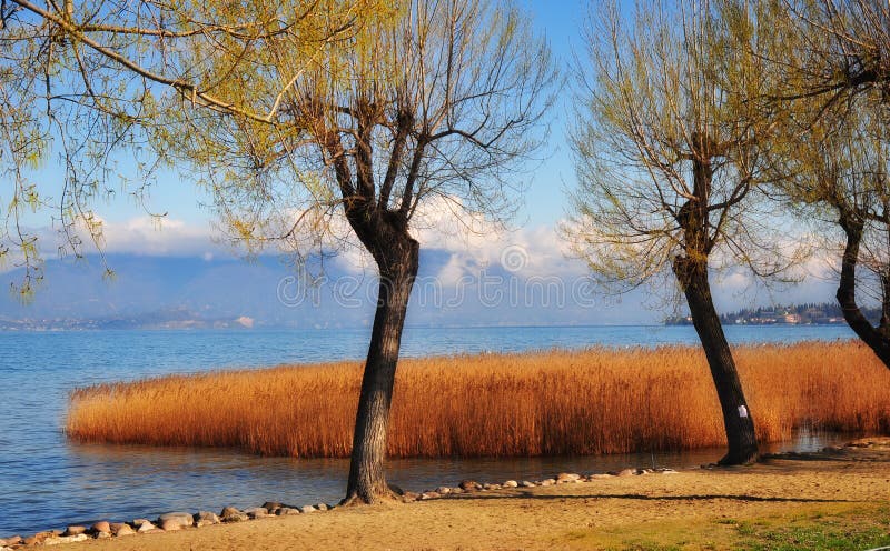 Lake Garda Coast in Italy .