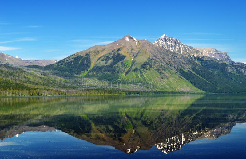 Lake in Glacier National Park royalty free stock images Lake in Glacier National Park royalty free stock images