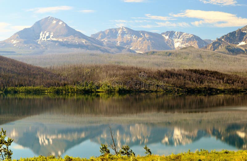 Lake in Glacier National Park stock photos Lake in Glacier National Park stock photos