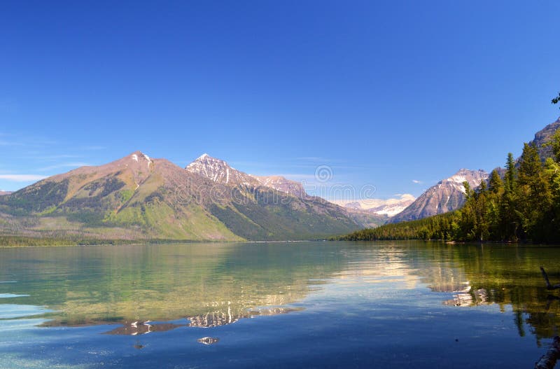 Lake in Glacier National Park stock photo Lake in Glacier National Park stock photo