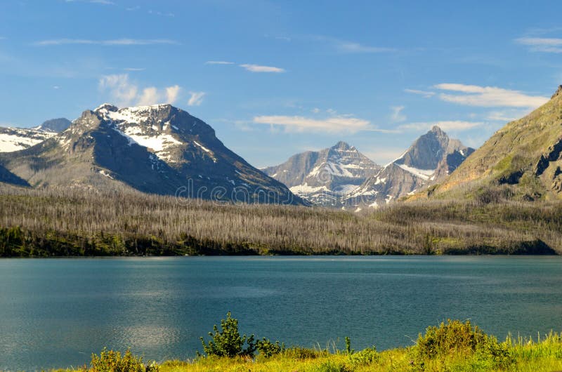 Lake in Glacier National Park stock photography Lake in Glacier National Park stock photography