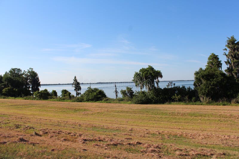 Lake Hancock at Lake Hancock Boat Ramp Stock Image Image of river