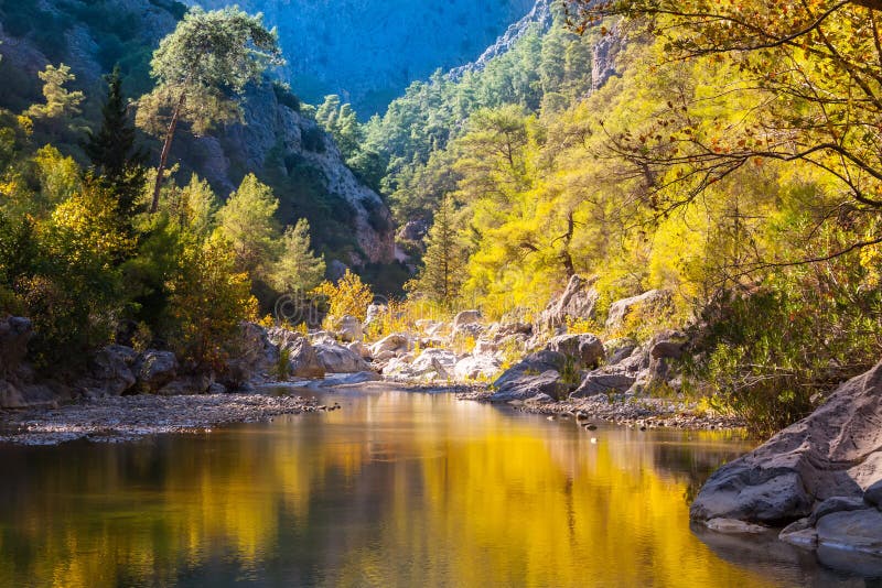 Lake in Harmony Canyon, Turkey