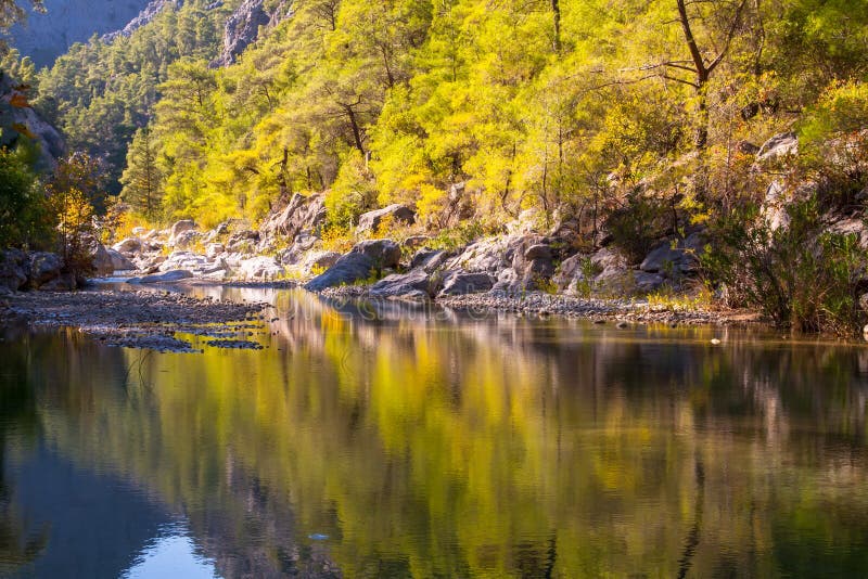 Lake in Harmony Canyon, Turkey