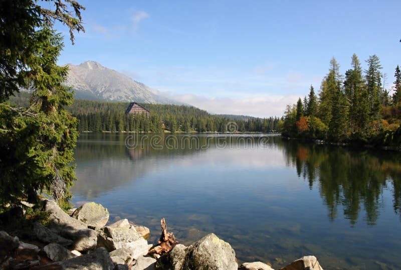 Jezero a Vysoké Tatry