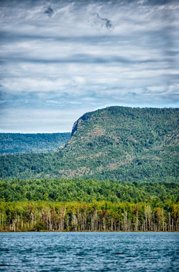Lake James and Lake James State Park in North Carolina Stock Image