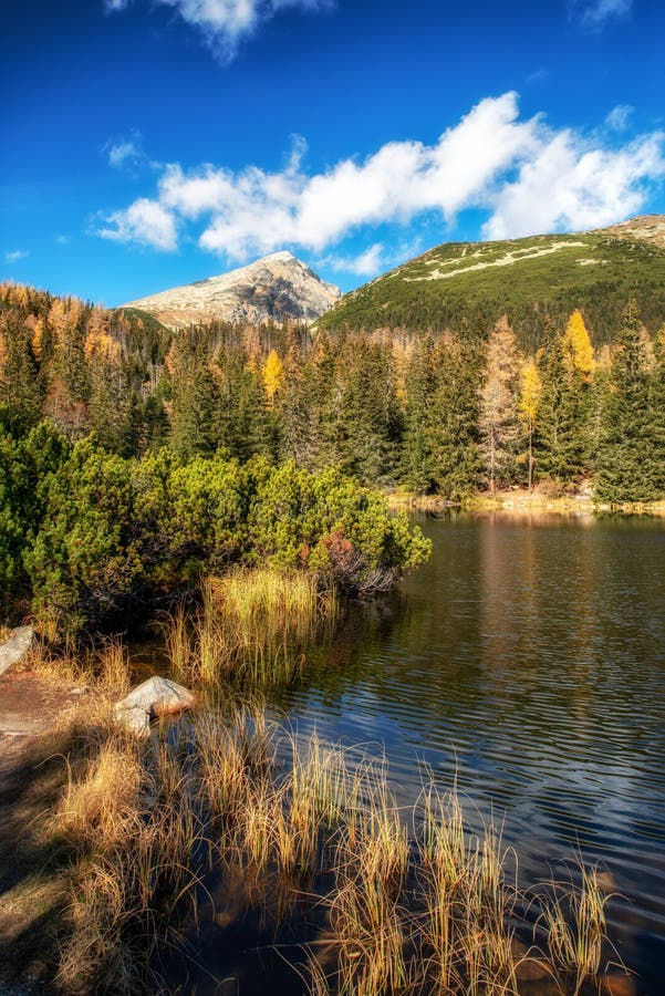 Jamské pleso vo Vysokých Tatrách na Slovensku