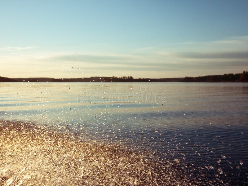 Lake Ladoga in Russia stock photo. Image of nature, coast 49508506