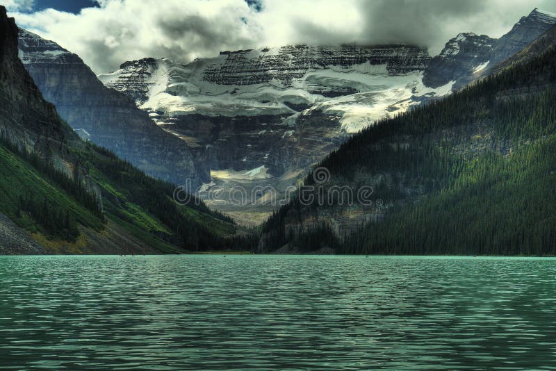 Lake Louise Canada stock photo