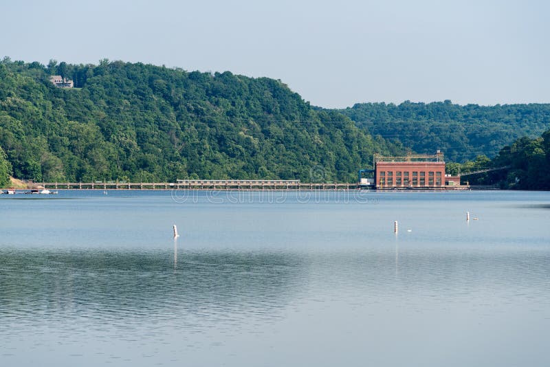 Lake Lynn hydro electric power station Morgantown WV stock photo Lake Lynn hydro electric power station Morgantown WV stock photo