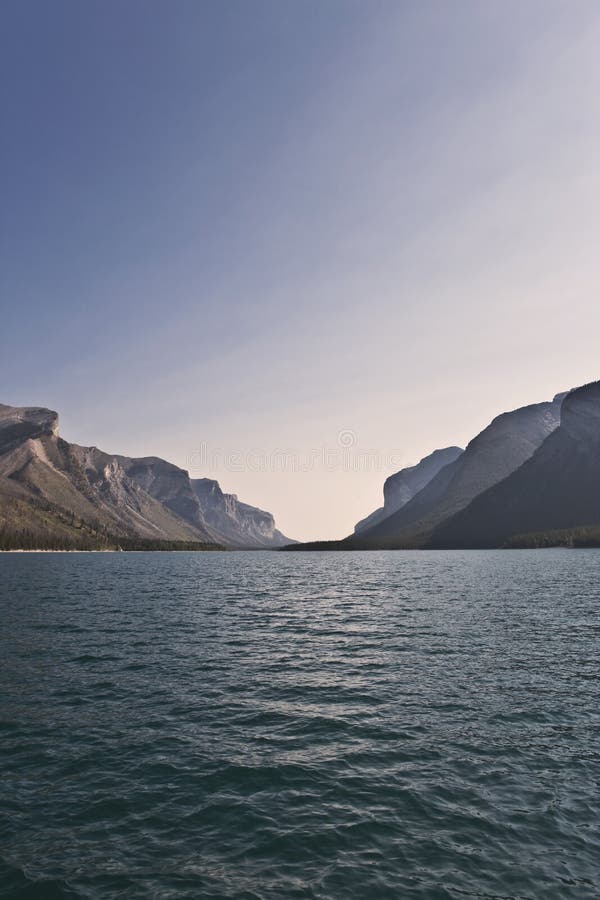 Lake Minnewanka stock images