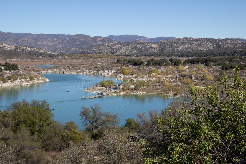 Lake Morena stock photo. Image of trail, breakwater 276947438