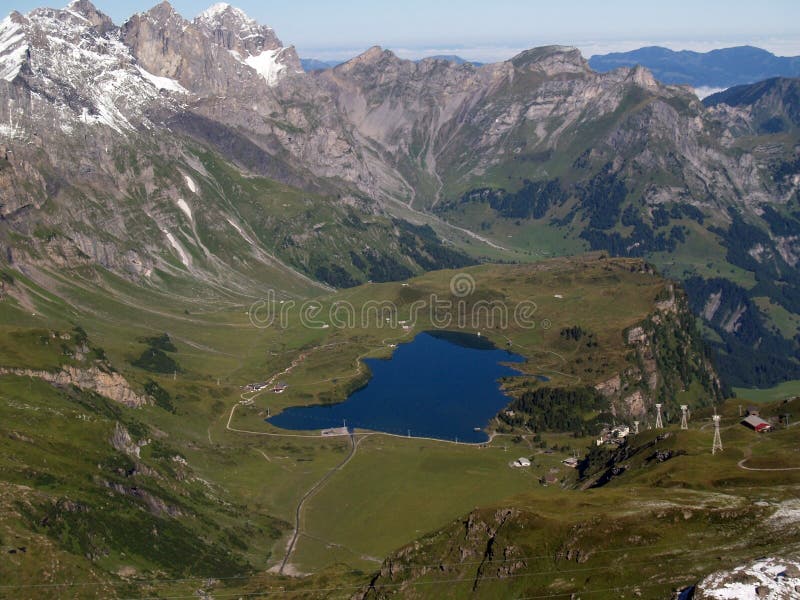 A lake on the mountain