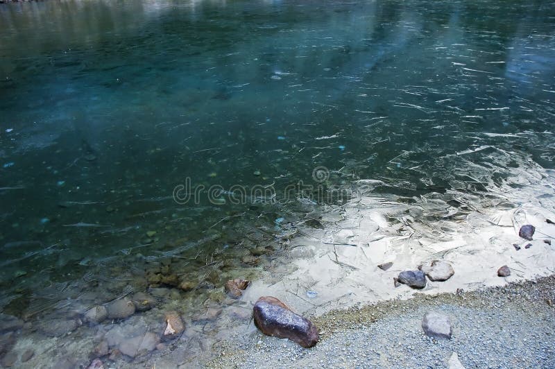 Lake in mountains