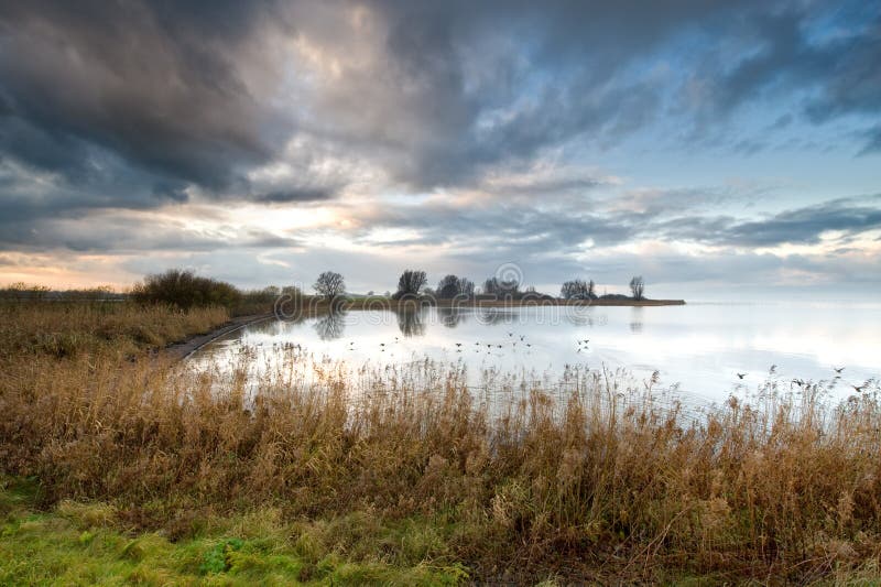 Lake in the netherlands