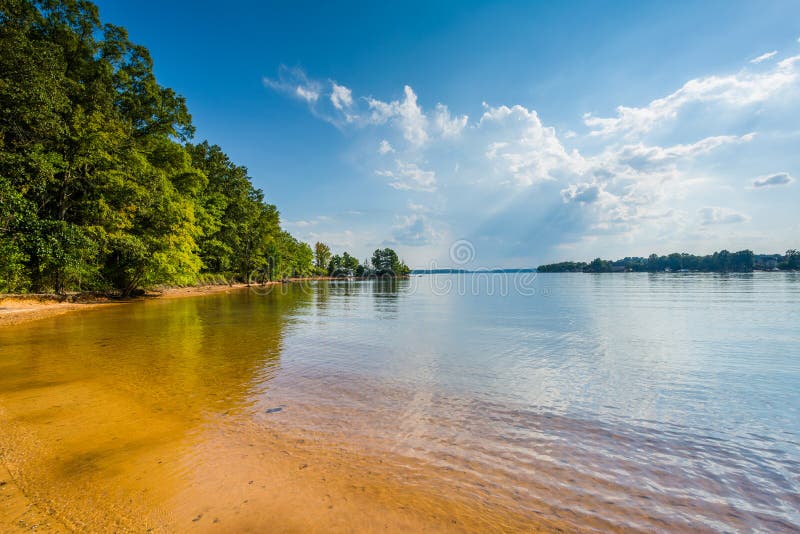 Lake Norman, at Jetton Park, in Cornelius, North Carolina. Stock Image Image of tourism
