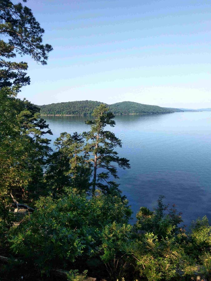 Lake Ouachita in Arkansas stock image. Image of nature 192810645