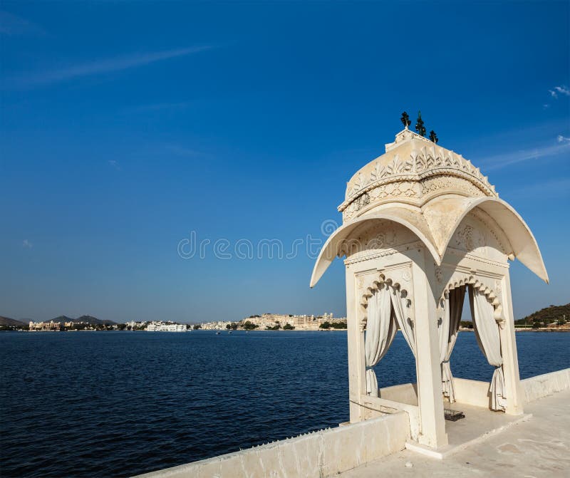 View of Lake Pichola from palace. Udaipur, Rajasthan, India. View of Lake Pichola from palace. Udaipur, Rajasthan, India