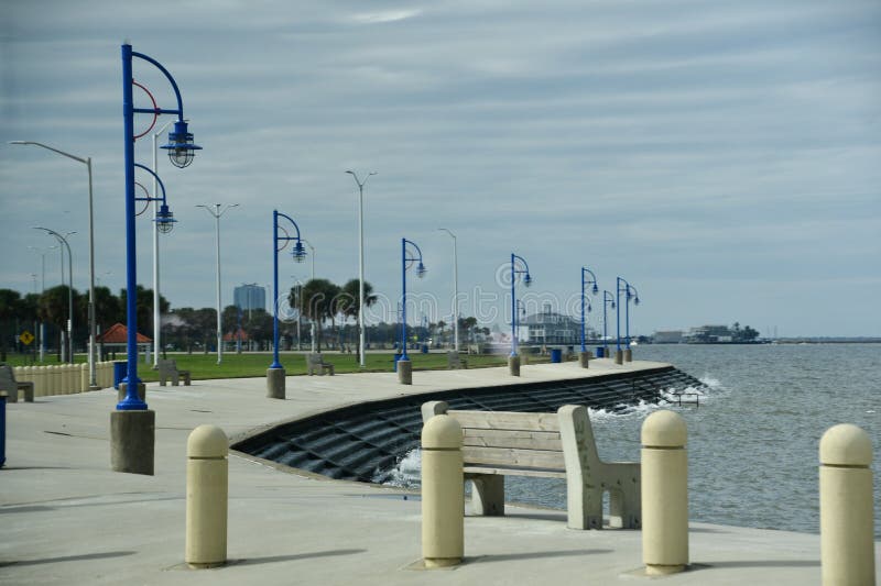 Lake Pontchartrain in New Orleans, Louisiana Stock Image Image of