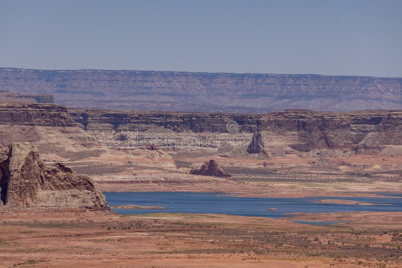 Lake Powell during a Severe Drought Stock Photo Image of powell