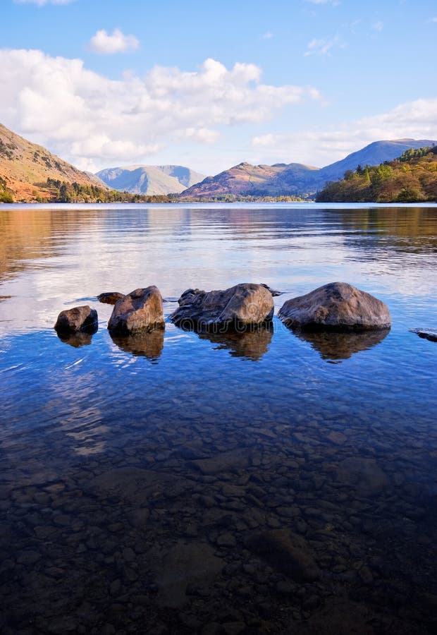 Lake and Rocks royalty free stock images